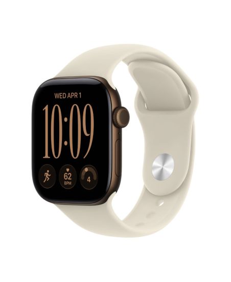 Apple Watch Series 12, 42 mm, Dark Bronze Aluminum Sand Sport Band S/M