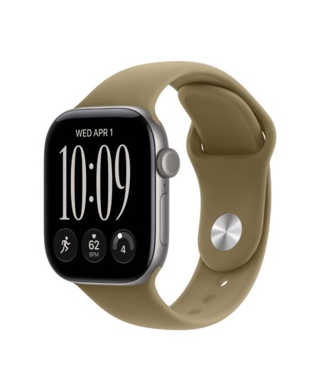 Apple Watch Series 12, 42 mm, Space Gray Aluminum Olive Sport Band M/L
