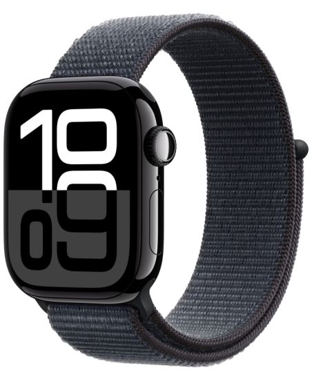 Умные часы Apple Watch Series 10 42 мм, Aluminium Case GPS, Sport Loop, Black