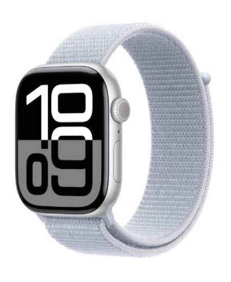 Умные часы Apple Watch Series 10 42 мм, Aluminium Case GPS, Sport Loop, Silver