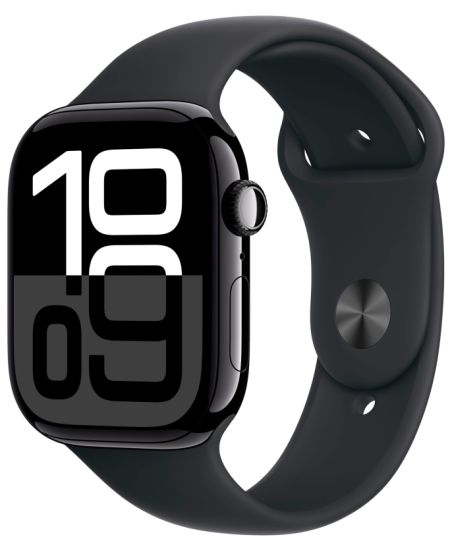 Умные часы Apple Watch Series 10 42 мм, M/L 140-245 мм, Aluminium Case GPS+Cellular, Jet Black