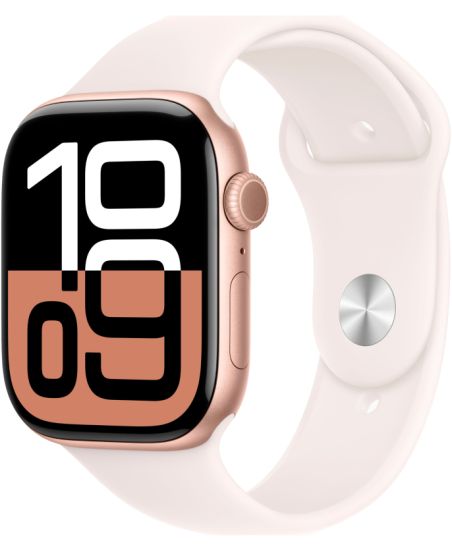 Умные часы Apple Watch Series 10 42 мм, M/L 140-245 мм, Aluminium Case GPS, Rose Gold