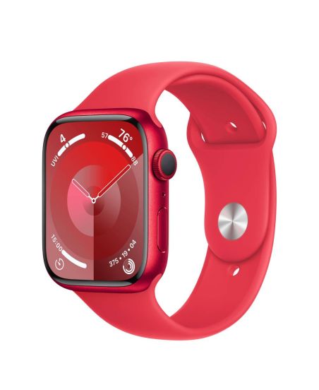 Apple Watch Series 9, 41 мм, корпус из алюминия цвета (PRODUCT)RED, спортивный ремешок цвета (PRODUCT)RED, размер M/L
