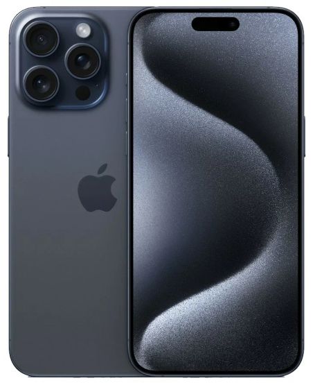 Apple iPhone 15 Pro, 128 ГБ, синий титан, eSIM