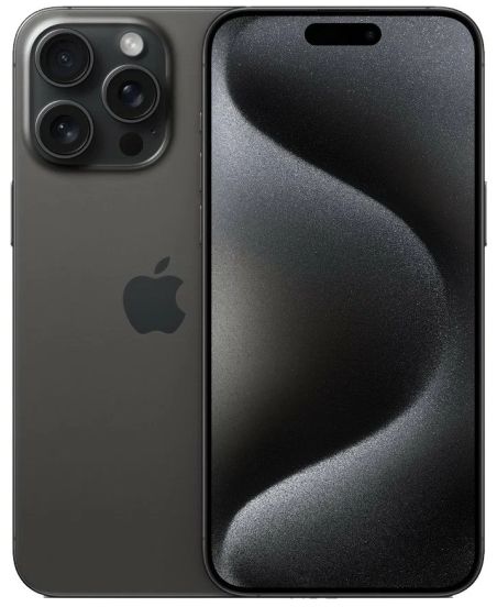 Apple iPhone 15 Pro Max, 256 ГБ, черный титан, eSIM