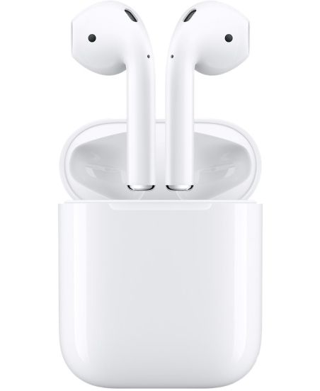 Беспроводные наушники Apple AirPods 2 (с беспроводным зарядным футляром) MRXJ2