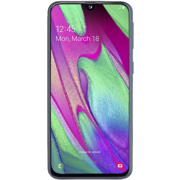 Samsung Galaxy A40, 4/64GB (черный)