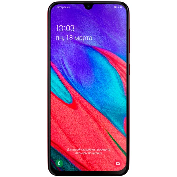 Samsung Galaxy A40, 4/64GB (красный)