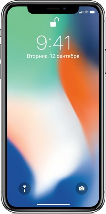 Apple iPhone X 64 ГБ Серебристый